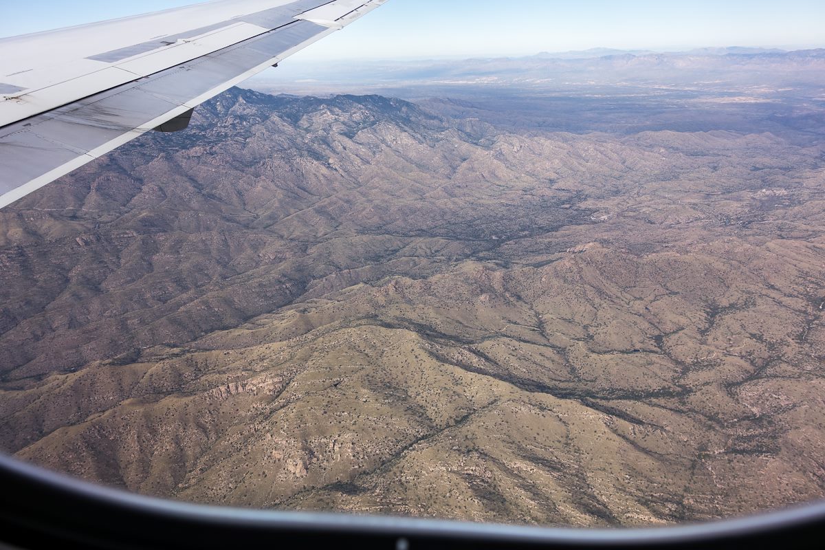 2015 November Santa Catalina Mountains From a Flight from Dallas 01