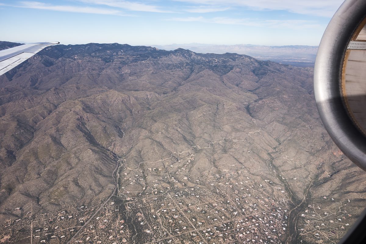 2015 November Santa Catalina Mountains From a Flight from Dallas 03