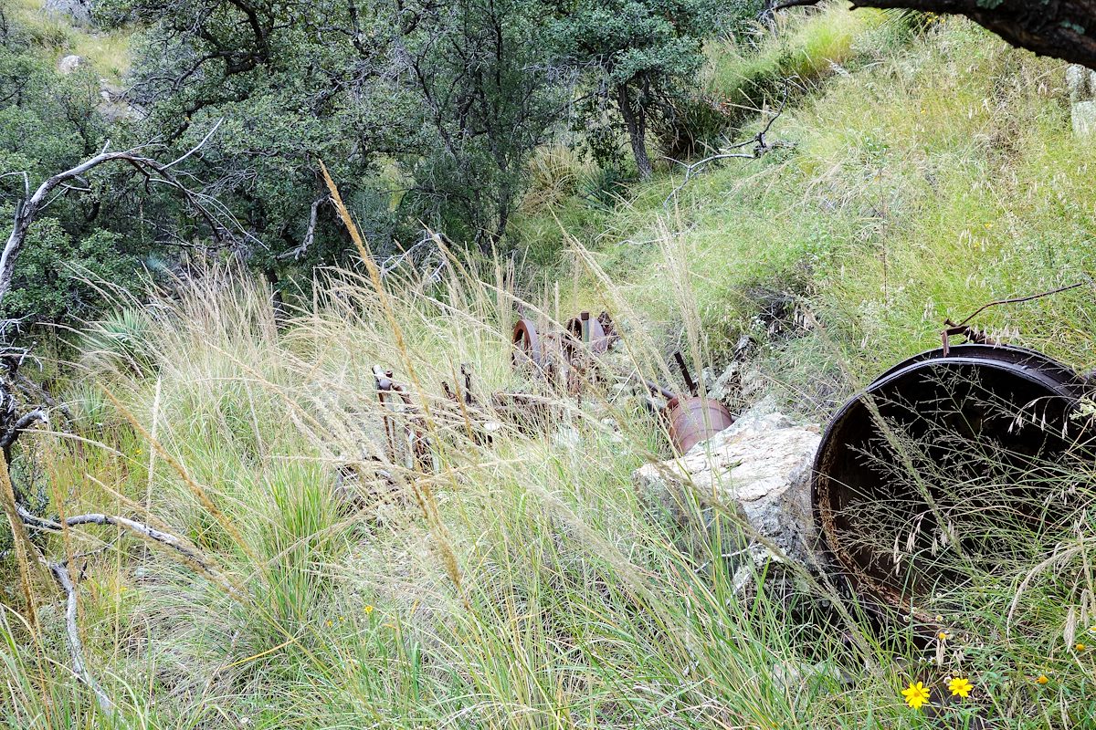2015 October Mining Equipment near the Catalina Camp Trail