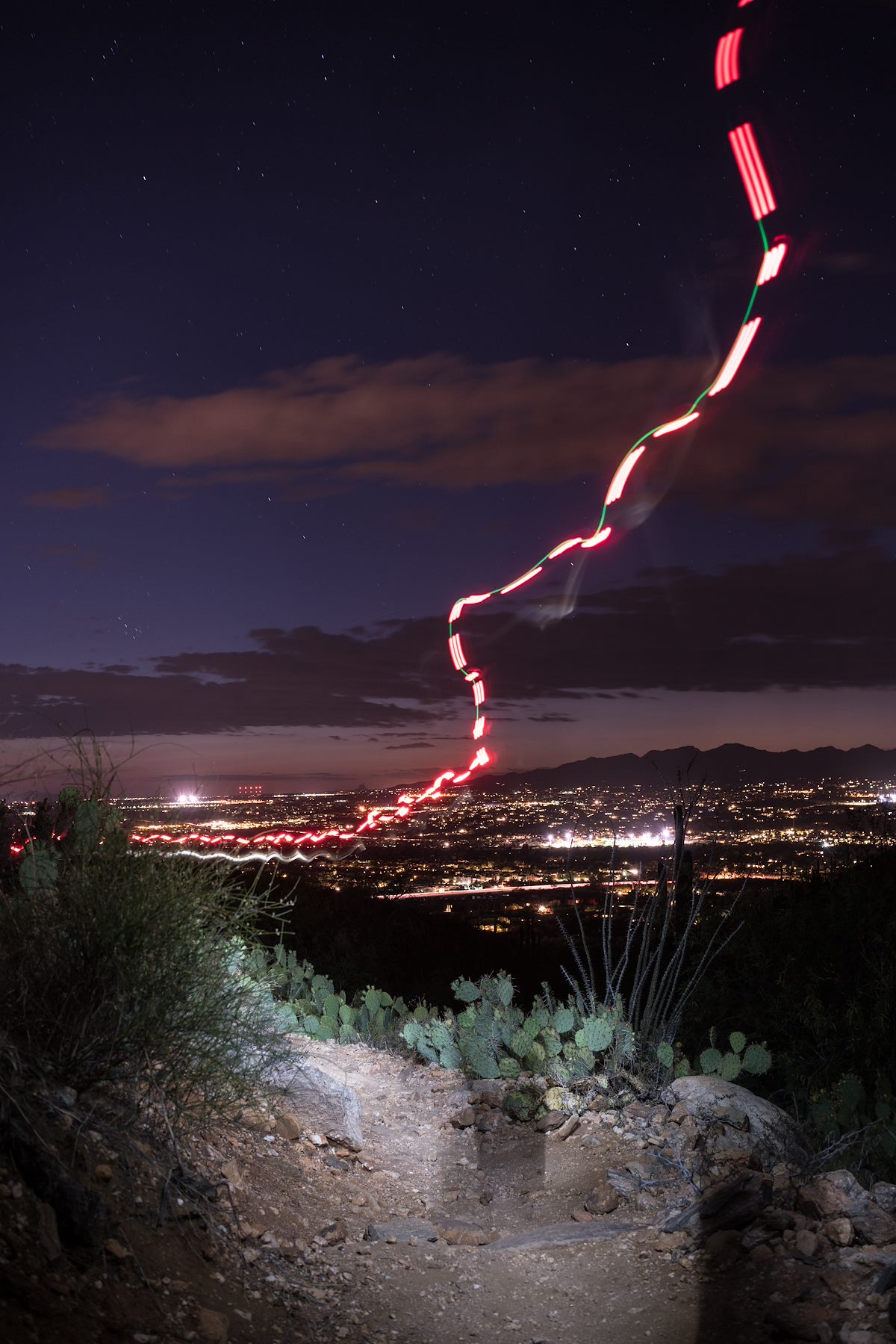 2016 April Down the Linda Vista Trail towards Oro Valley