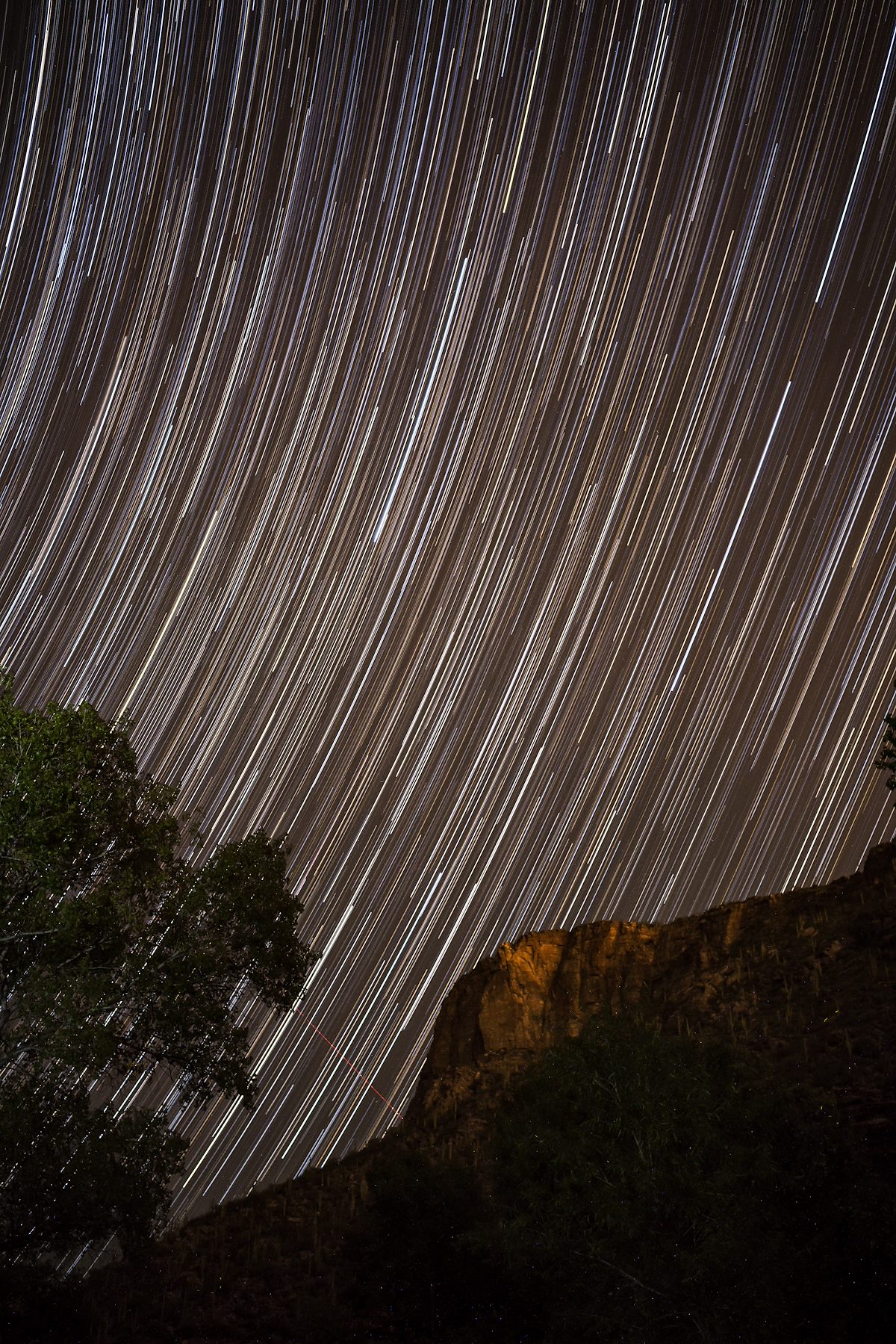 2016 August Stars over Sabino Canyon