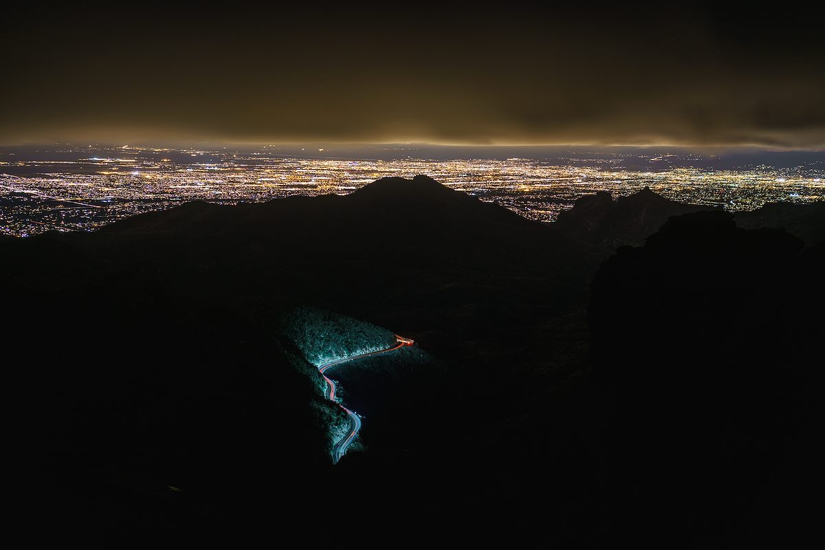 2016 December Highway and Tucson Lights
