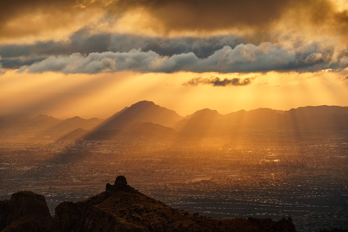 2016 December Sunset From Windy Point