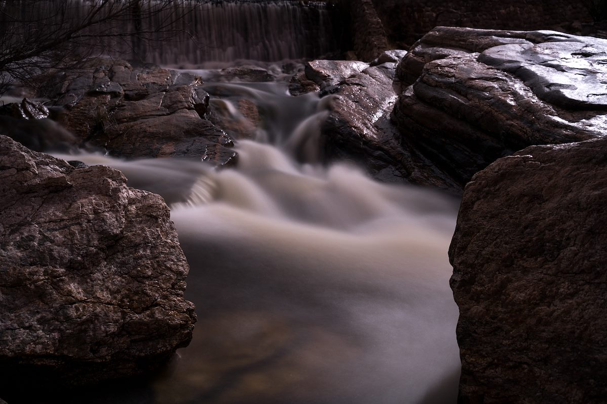 2016 January Below the Sabino Canyon Dam