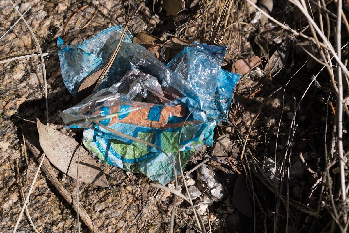 2016 March Balloon Trash HIgh in Molino Canyon