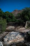 2016 May Lower Sabino Dam in Moonlight