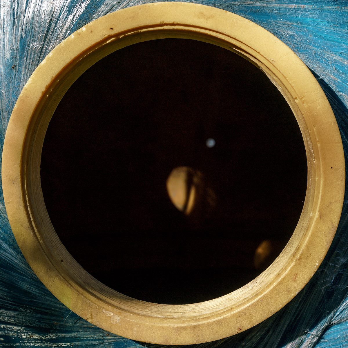 2016 October Looking into a fiberglass tank in Alder Canyon