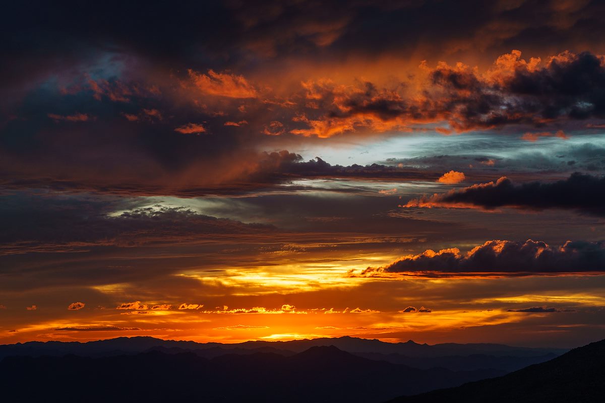 2016 October Sunset from Windy Point