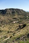 2016 September Looking down on the entrance to Prison Camp from the Bug Spring Trail\