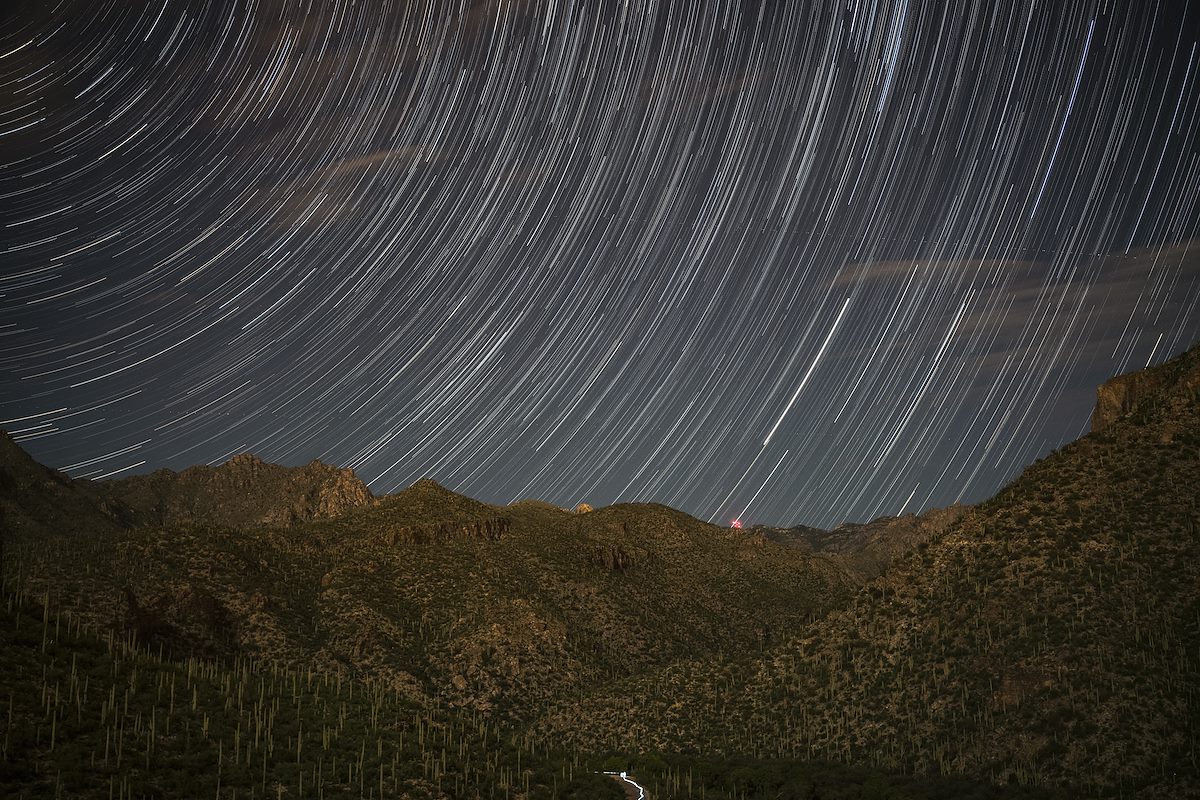 2016 September Looking up Sabino Canyon from the old Stone Water Tank