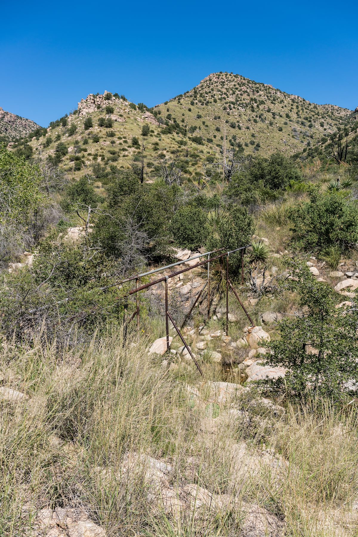 2016 September Old Pipes from Bug Sring crossing the Canyon