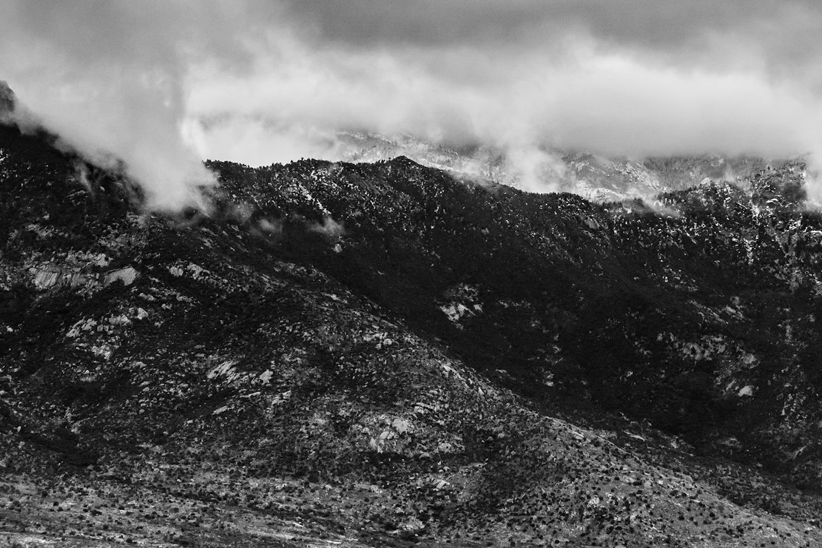 2017 December Storm and First Good Snow of 2017 over Mount Lemmon