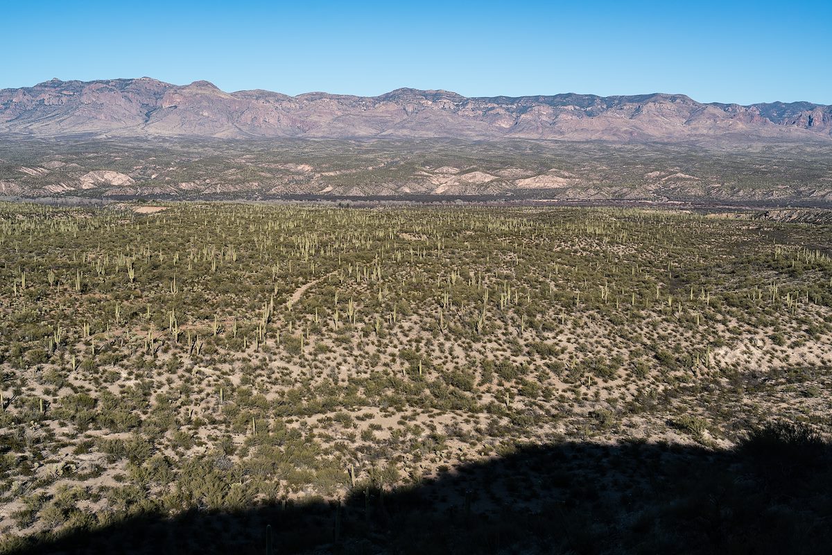 2017 January Looking Across the San Pedro from Point 3224 in the Black Hills