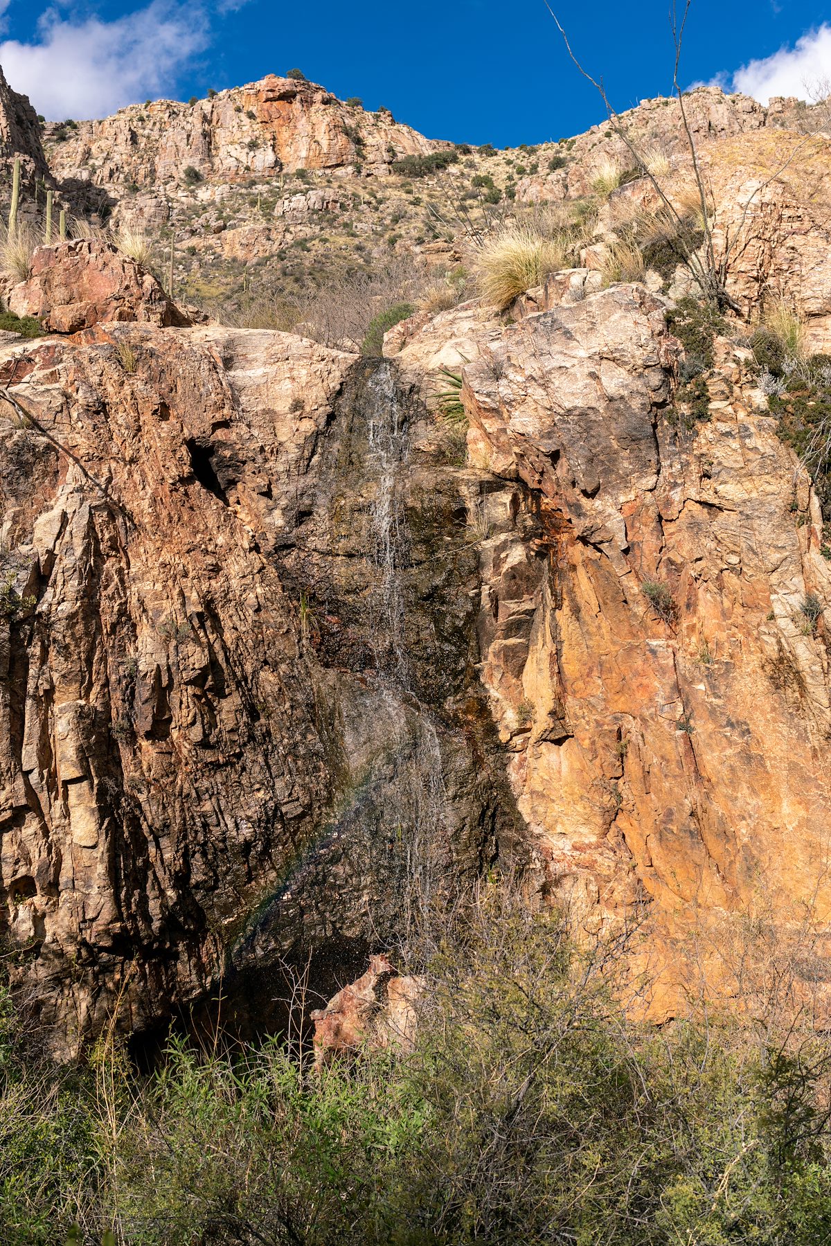 2017 January Small Falls near Pima Canyon