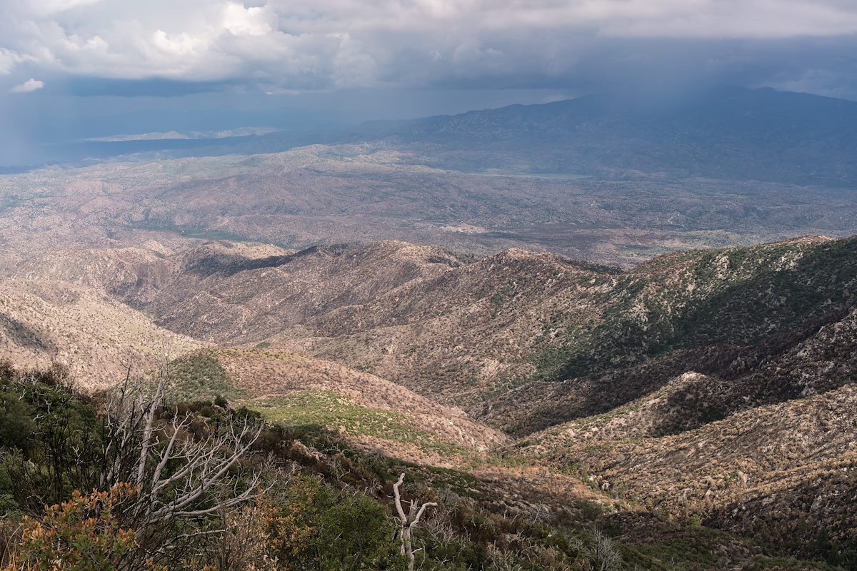 2017 July Burro Creek from the slopes of Guthrie Mountain