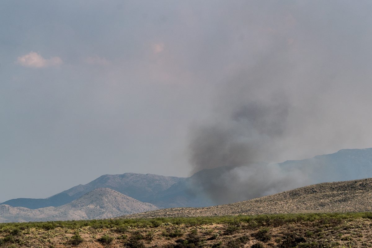 2017 July Burro Fire with Piety Hill