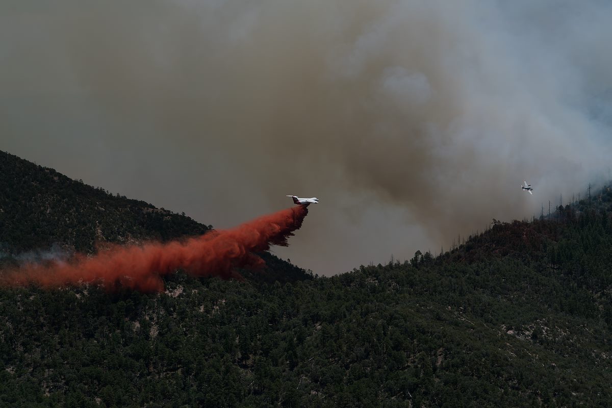2017 July Fire Retardant run on the Burro Fire