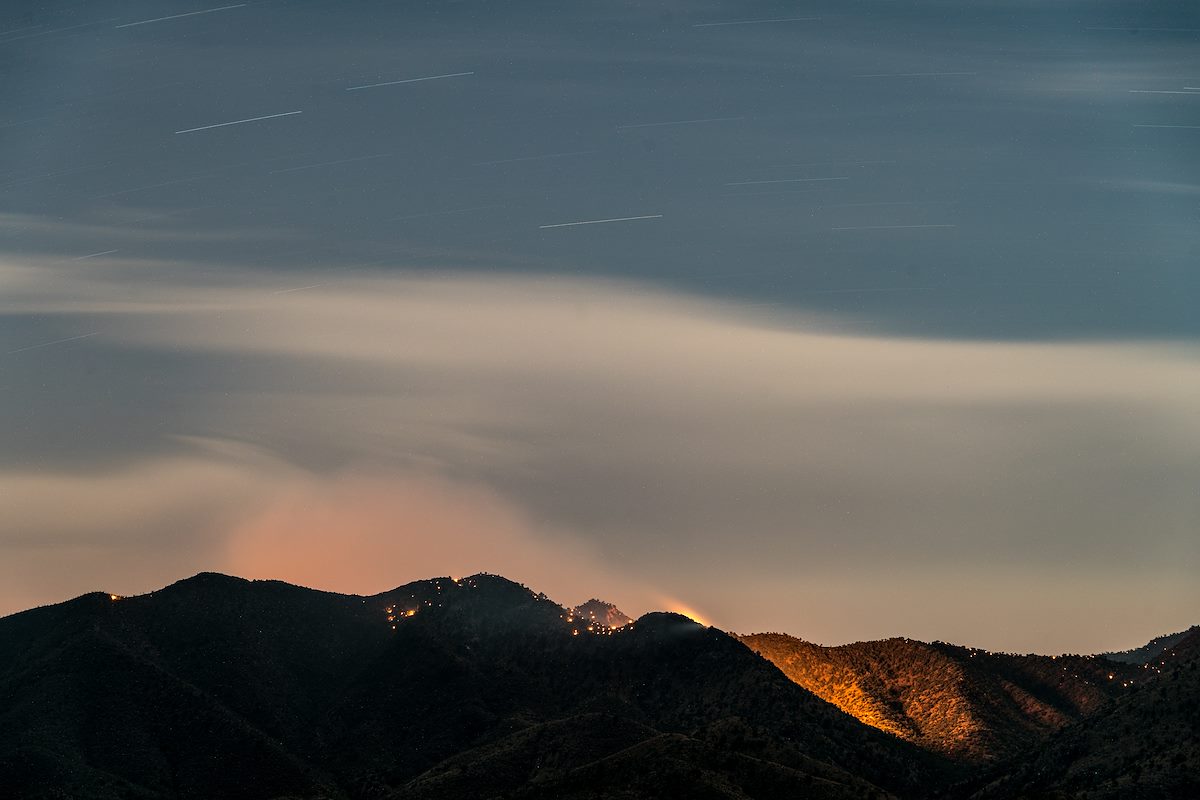 2017 July July Third Burro Fire on Evans Mountain
