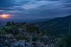 2017 July Moon over the San Pedro Valley from Apache Peak