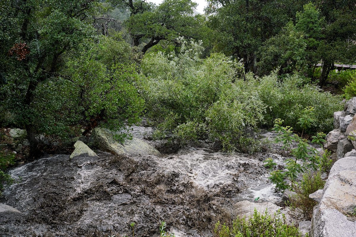 2017 July Rushing Water in Bear Canyon 02