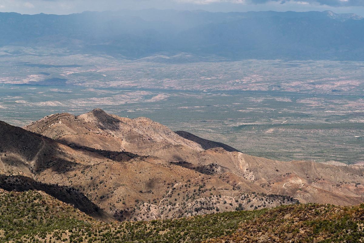 2017 July The burned slopes of Evans Mountain
