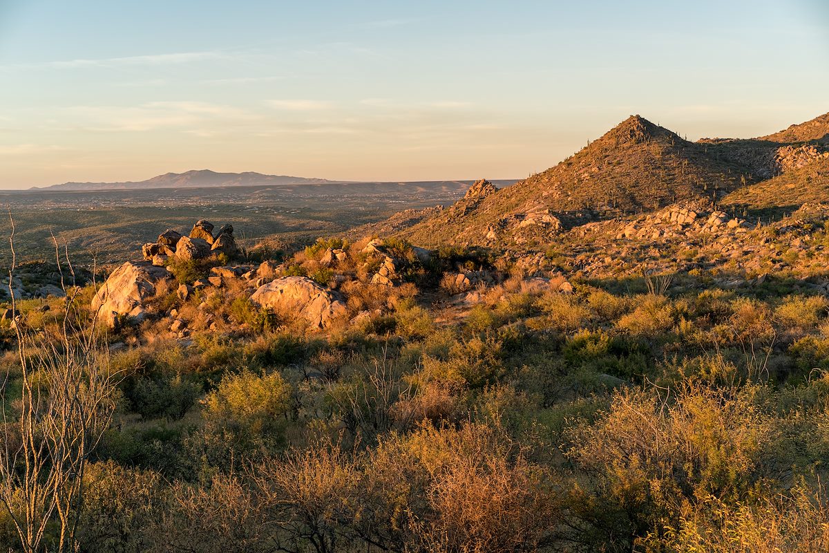 2017 November Sunset from the Sutherland Trail