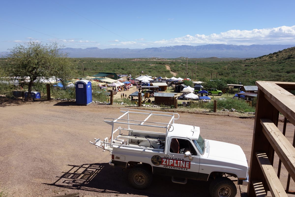 2017 September Tents and Trailers setup for the Peppersauce Roundup