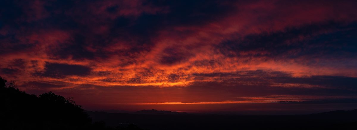 2018 April Sunset from the Oracle Ridge Trail 02