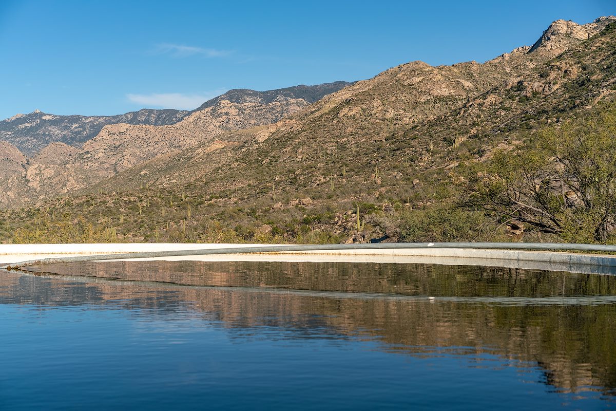 2018 December Cottonwood Tank Reflection