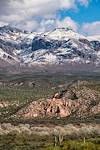 2018 December Snow on the Galiuro Mountains from Redington Road down to the San Pedro