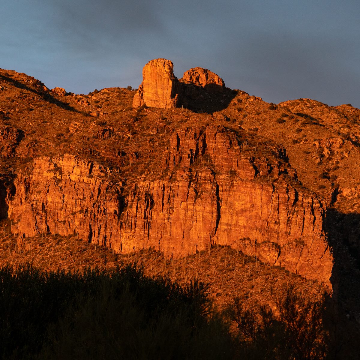 2018 December The Thumb from the North Campbell Trailhead