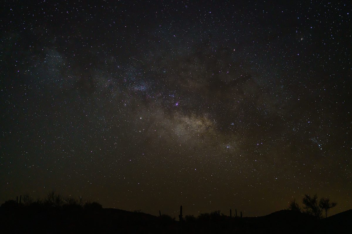 2018 February Milky Way from the edge of Buehman Canyon