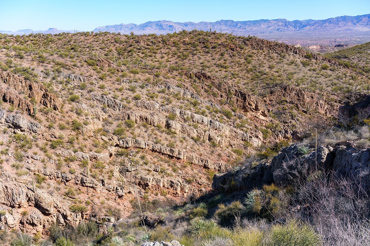 2018 February South Side of Edgar Canyon looking Across the proposed SunZia Route