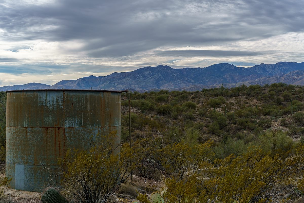 2018 January Abandoned Tank North of Edgar Canyon