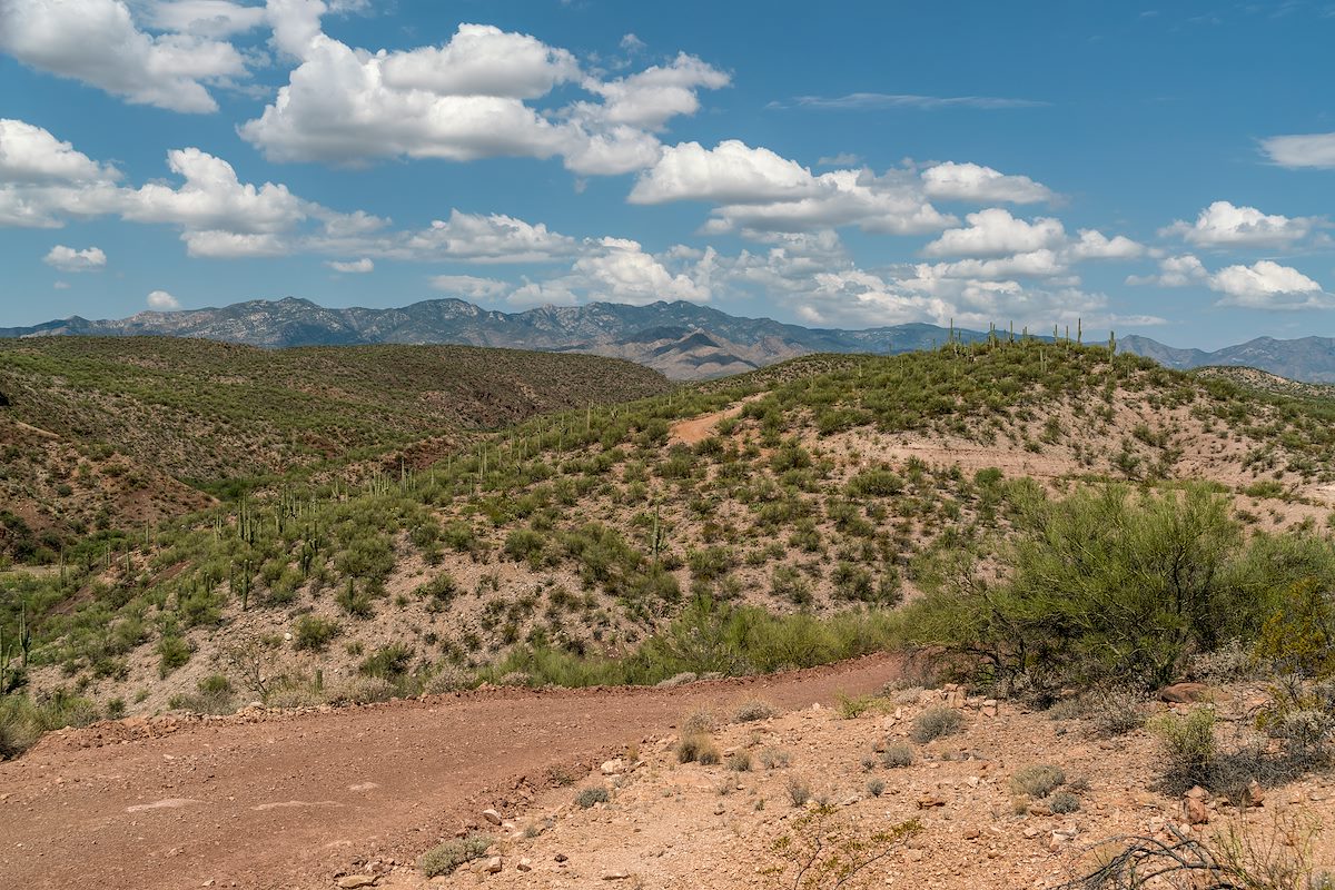 2018 July Driving along Edgar Canyon