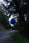 2018 June Ballloon Trash hanging along the road to the Summit