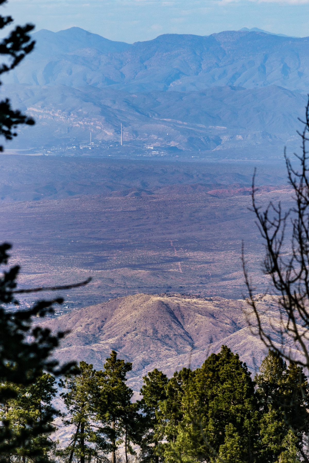 2018 March Oracle Hill from the Aspen Draw Trail