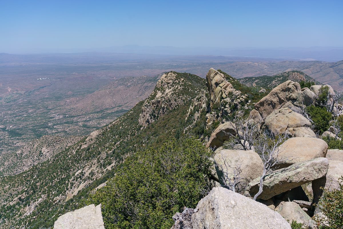 2018 May Below Samaniego Peak Looking along the Ridge