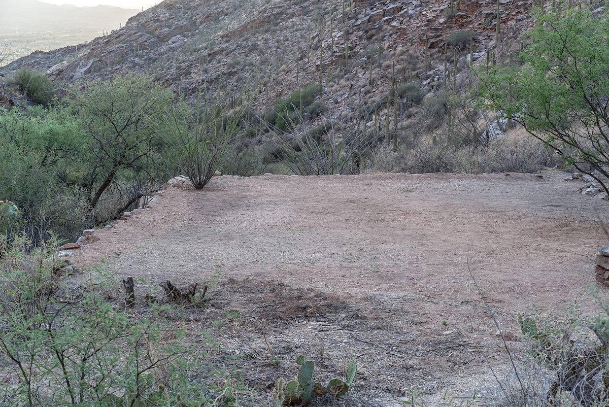 2018 May Cleared Platform in Pontatoc Canyon
