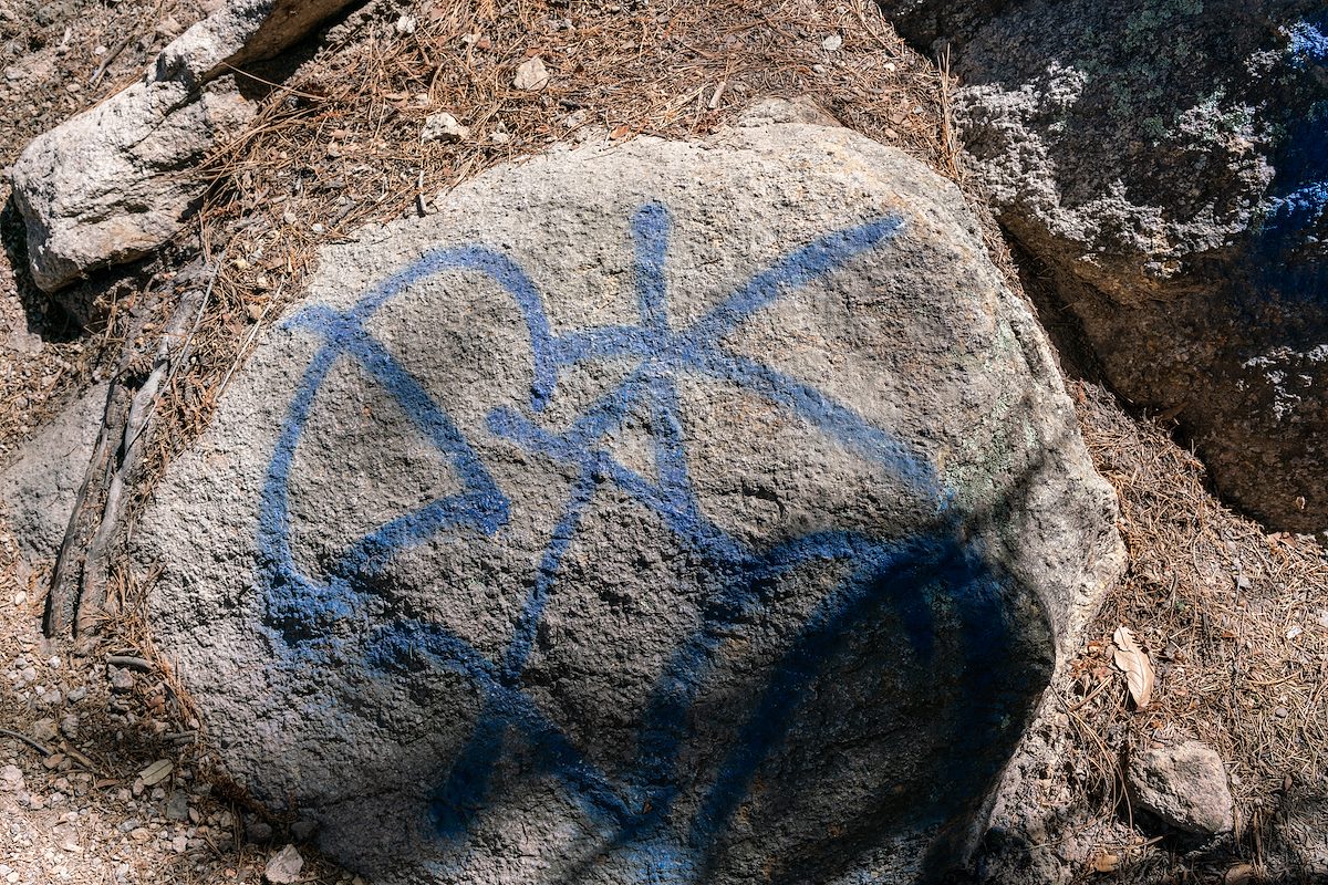 2018 May Graffiti on the Green Mountain Trail