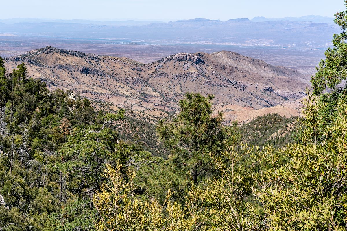 2018 May North Ridge of Edgar Canyon from the Brush Corral Trail