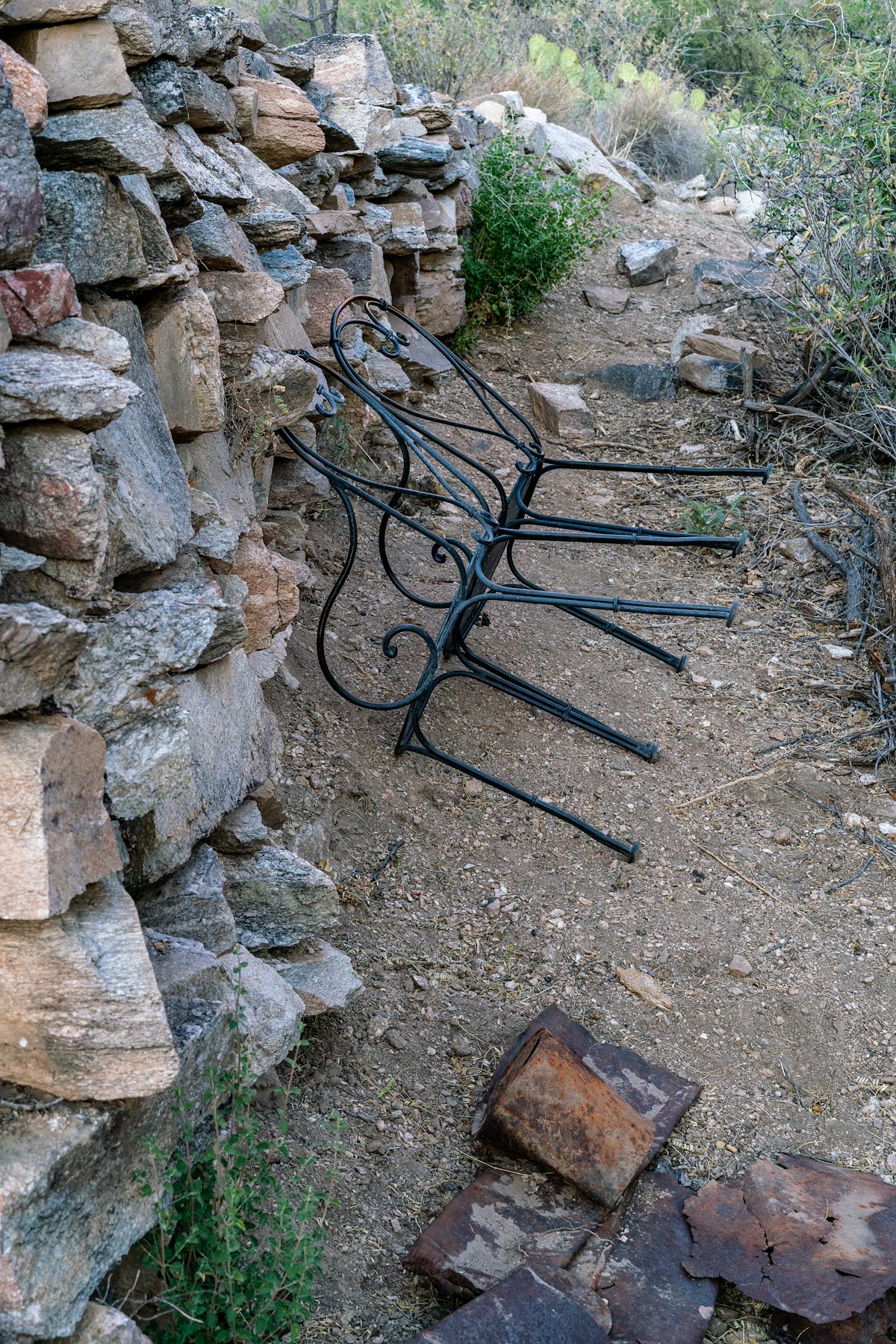 2018 May Platform Wall in Pontatoc Canyon