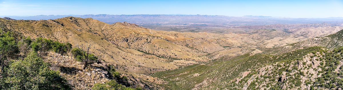 2018 May View down into Buehman Canyon from the Brush Corral Trail