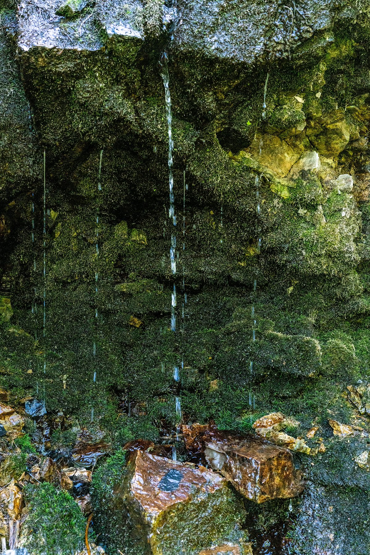 2018 May Watery Overhang in Upper Sabino Canyon