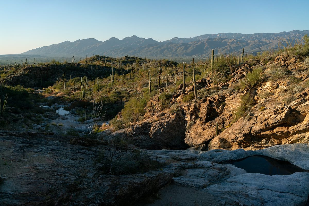 2018 November View from the Wild Horse Trail below Little Wildhorse Tank