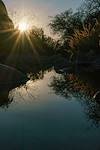 2018 November Water and Sun in Pima Canyon