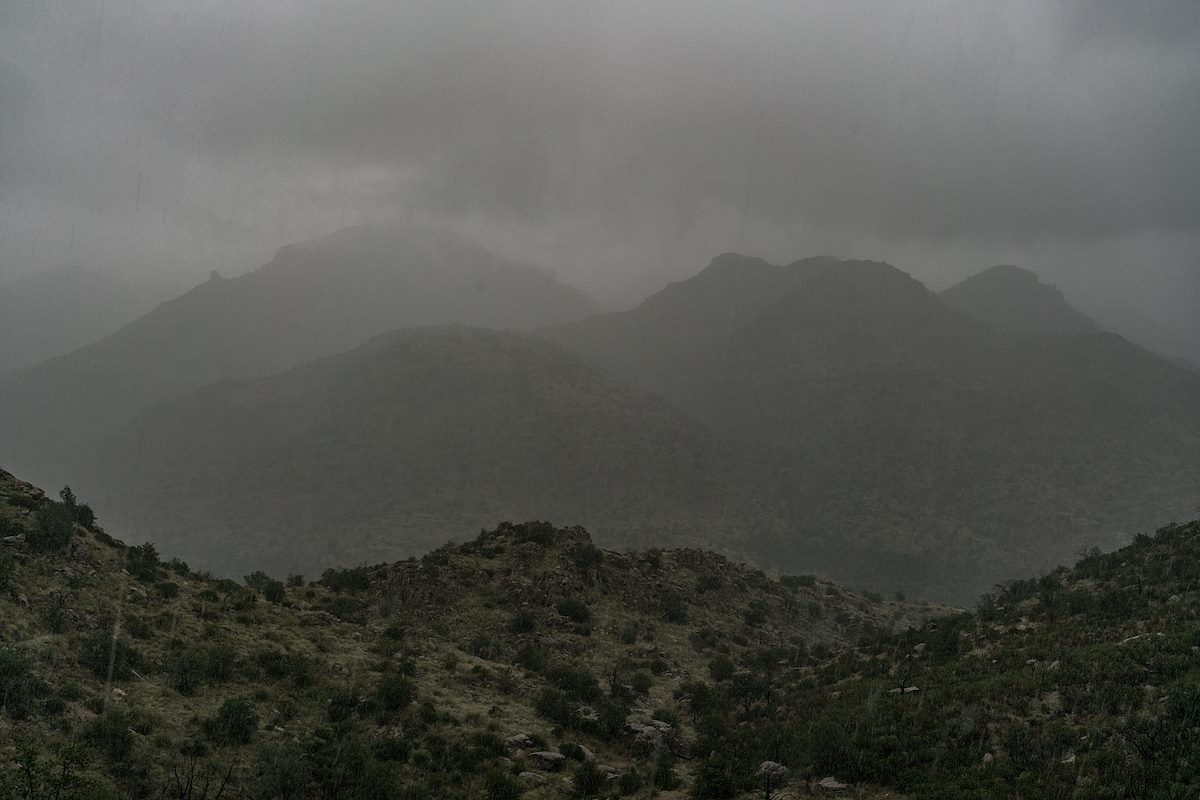 2018 October Bear Canyon looking down towardss Sycamore Canyon