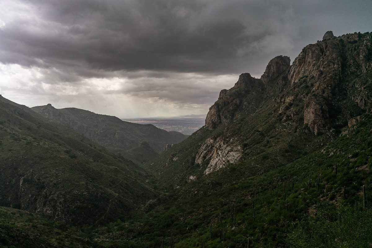 2018 October Looking down into the Storm
