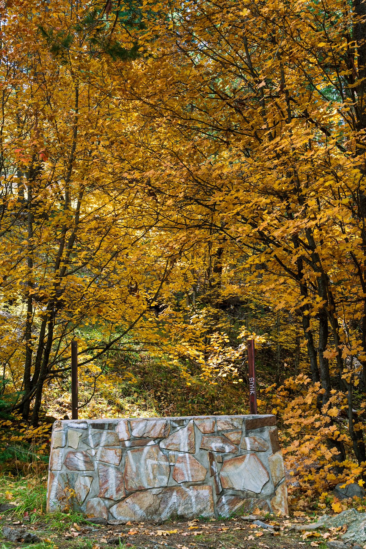2018 October Old Sign Holder in Bear Wallow