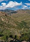 2018 September Looking across the mountains toward Romero Pass